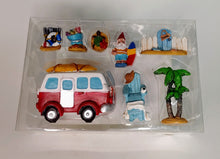 Load image into Gallery viewer, Fairy Garden | 8 piece miniature Beach Collection | DIY kit Beach Day