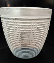 Load image into Gallery viewer, Planters l 5&quot; Cement Look White Washed Boho  l  Pots l 4 Modern designs to choose from