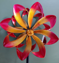 Load image into Gallery viewer, Small Garden Wind Spinners | Kinetic Flower Spinners