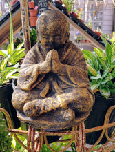 Load image into Gallery viewer, Vintage Gold Praying Buddha