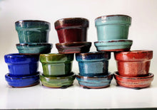 Load image into Gallery viewer, Cute small Planter 2.5&quot; Pot with Drainage and Attached Saucer