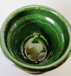 5" Small Ceramic Planter | Mini Pots with attached saucer