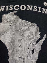 Load image into Gallery viewer, Gray Wisconsin Hoodie