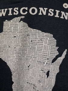 Gray Wisconsin Hoodie