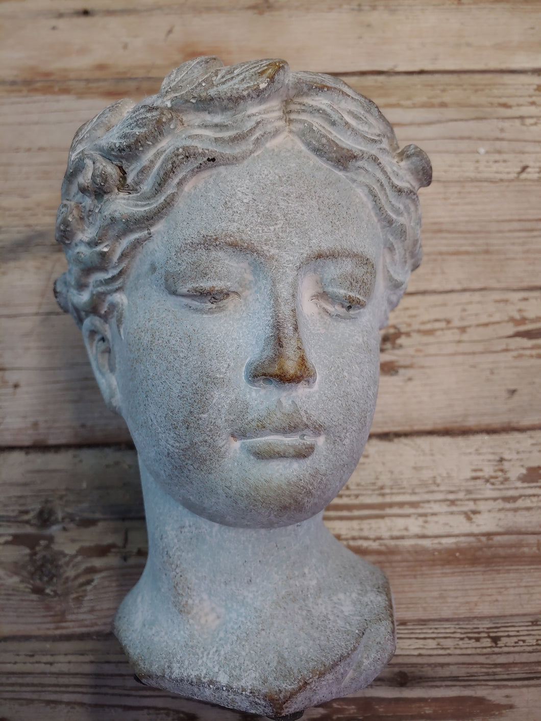 Head Planter for Succulents Greek Diana Outdoor