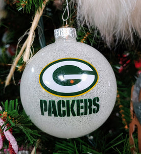 Wisconsin Green Bay Packer LED Holiday Ornament - Christmas Ornament