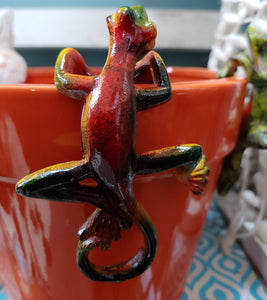 Lizard Pot Hangers -  4" - Lizard Friends  -