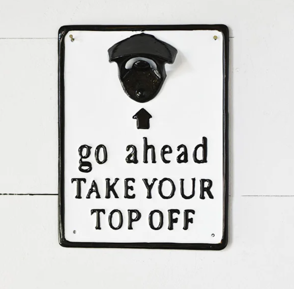 Beer Opener | Wall Mount Take your Top Off