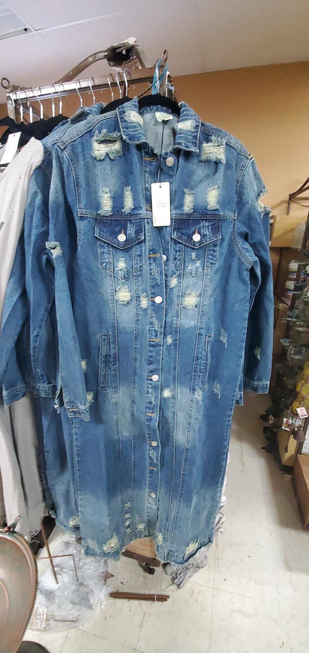 Long denim duster by Jaded Gypsy