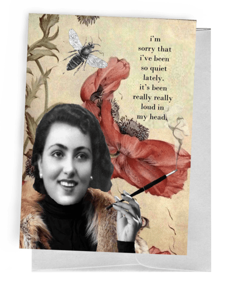 In My Head...Greeting Card