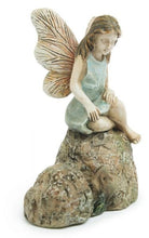 Load image into Gallery viewer, Fairy Garden | Girl Seated on a Rock Deep in Thought l MG23