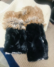 Load image into Gallery viewer, Fox Cuff Fingerless Texting Gloves | Reversible Fox &amp; Assorted Faux Fur