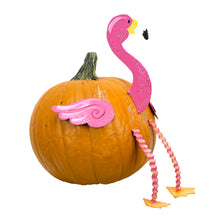 Load image into Gallery viewer, Halloween Pink Flamingo Pumpkin Parts | No Carve