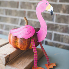 Load image into Gallery viewer, Halloween Pink Flamingo Pumpkin Parts | No Carve