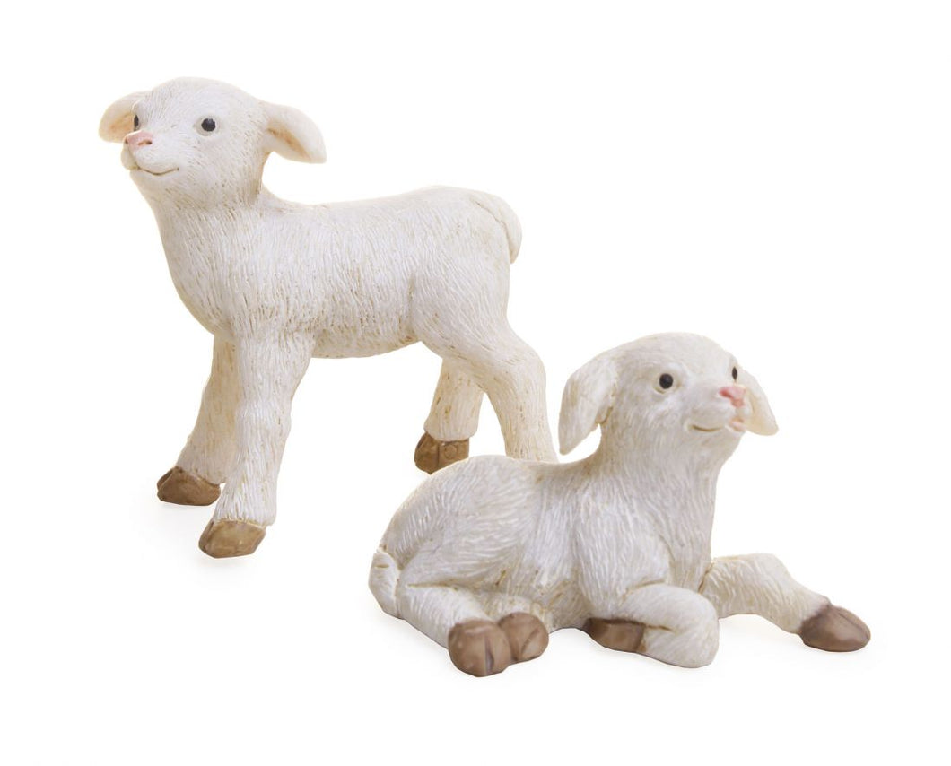 Set of 2 Sheep for your Fairy Garden | Farm accessories | Miniature