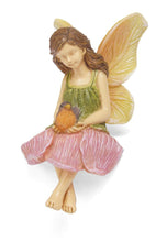 Load image into Gallery viewer, Sitting Fairy with Robin