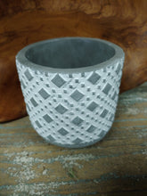 Load image into Gallery viewer, Cement - Concrete Planter Pots - 3 Modern styles -  4&quot; by 4&quot; - Perfect Accent pot for office, home or garden.