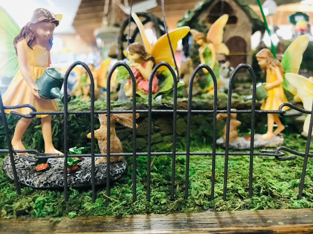 Outdoor Miniature Fence for Garden or Farm