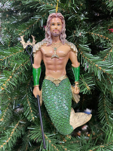 Atlantis Merman Adult Fun Christmas Ornament