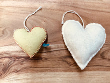 Load image into Gallery viewer, Heart Shaped Felt Spring Bird Ornaments