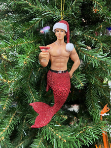 Jingle Merman Christmas Ornament |  Adult Fun Ornament