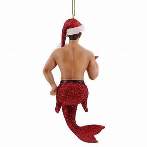 Jingle Merman Christmas Adult Fun Ornament
