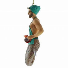 Load image into Gallery viewer, Java Joe Coffee Barista Merman and Christmas Ornament |  Adult Fun Ornament