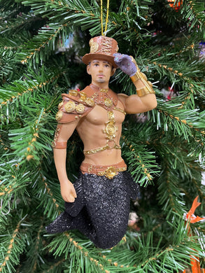 Steampunk Merman Christmas Ornament |  Adult Fun Ornament