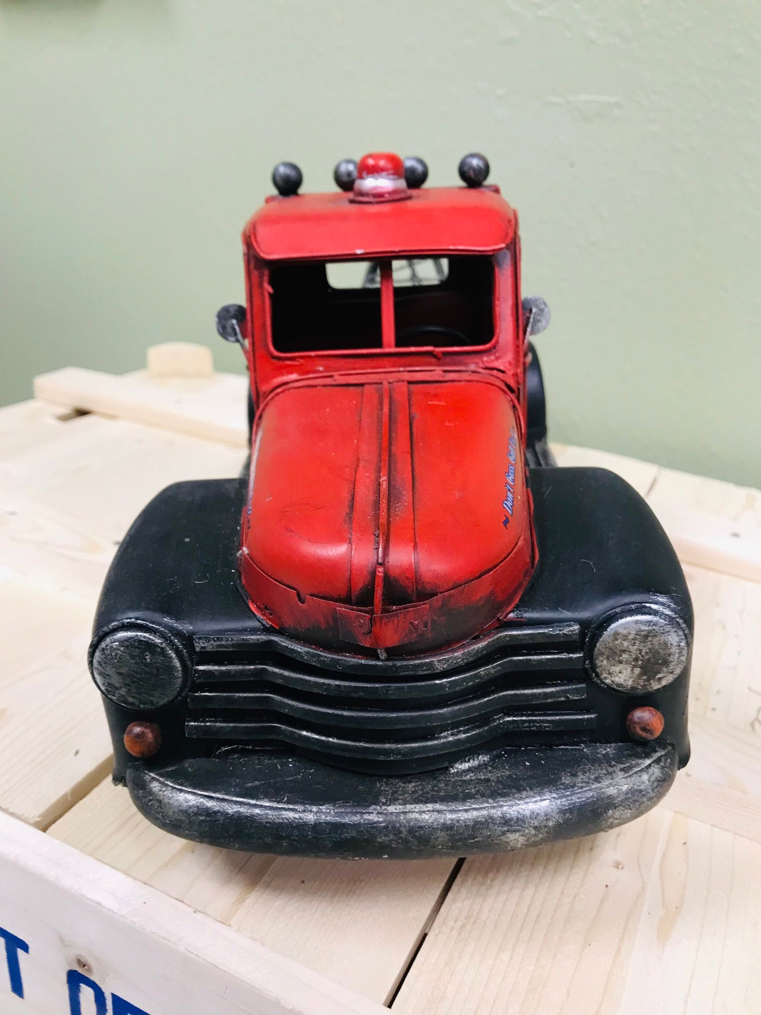Red tow truck toy sales