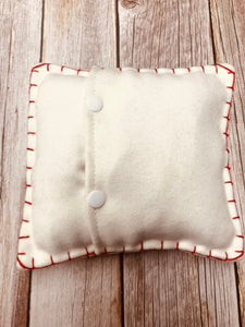 Decorative Christmas Cardinal Pillow | Accent pillow