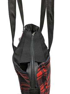 Wisconsin Plaid Square Purse | Fashion handbag | Robin Ruth design