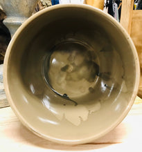 Load image into Gallery viewer, SALE Large Ceramic Textured Planter Brown Drip Glaze