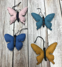 Load image into Gallery viewer, Hanging Felt Butterfly Ornaments Easter Springtime Decorations