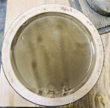 Load image into Gallery viewer, SALE Large Ceramic Textured Planter Brown Drip Glaze