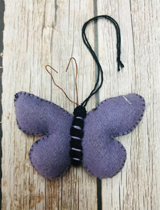 Hanging Felt Butterfly Ornaments Easter Springtime Decorations