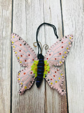 Load image into Gallery viewer, Hanging Felt Butterfly Ornaments Easter Springtime Decorations