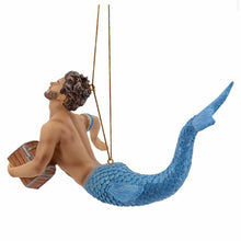 Load image into Gallery viewer, Treasure Trail Merman Christmas Ornament | Treasure Chest | Adult Fun Ornament