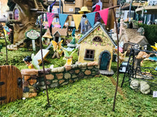 Load image into Gallery viewer, Colorful Pennant Metal Banner Miniature Dollhouse Fairy Garden