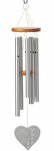 Load image into Gallery viewer, Wind Chime Chimes Heart Dog Remembrance | Forever Remembered Forever Missed | Rainbow Bridge