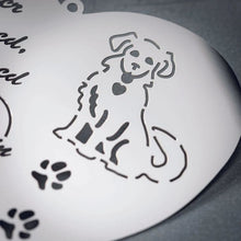Load image into Gallery viewer, Wind Chime Chimes Heart Dog Remembrance | Forever Remembered Forever Missed | Rainbow Bridge