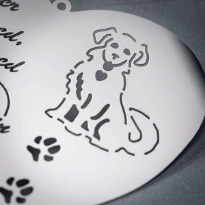Wind Chime Chimes Heart Dog Remembrance | Forever Remembered Forever Missed | Rainbow Bridge