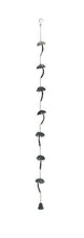 Load image into Gallery viewer, Metal Tropical Palm Tree Rain Chain with Attached Hanger 72 inch | Choice Green or Black