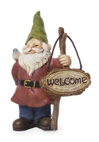 Fairy Garden  | Welcome Gnome l Miniature Fairy Garden Supply | MG243