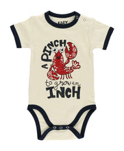 Load image into Gallery viewer, A pinch to grow an inch | Infant Creeper | Onsie | Nautical