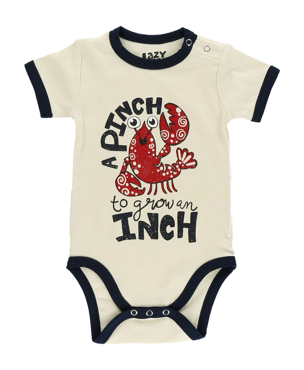 A pinch to grow an inch | Infant Creeper | Onsie | Nautical