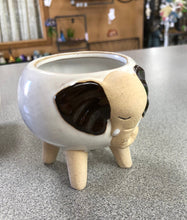 Load image into Gallery viewer, Mini 3” Ceramic Elephant Succulent Cactus Planter Pot Elephant lover&#39;s Gift