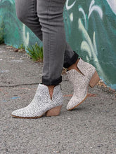 Load image into Gallery viewer, Corkys White Speckled Bessie | Women’s White Speckled suede boots