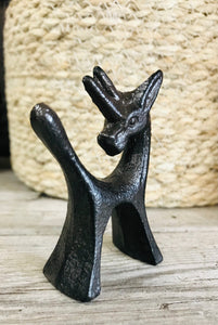 Mini cast iron ring holders | elephant, cat, fox & donkey