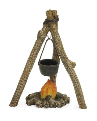 Campfire Cookout 2 piece Miniature fire pit with cast iron skillet