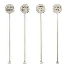 Load image into Gallery viewer, Stainless Steel Stir Sticks | Cocktails | Barware